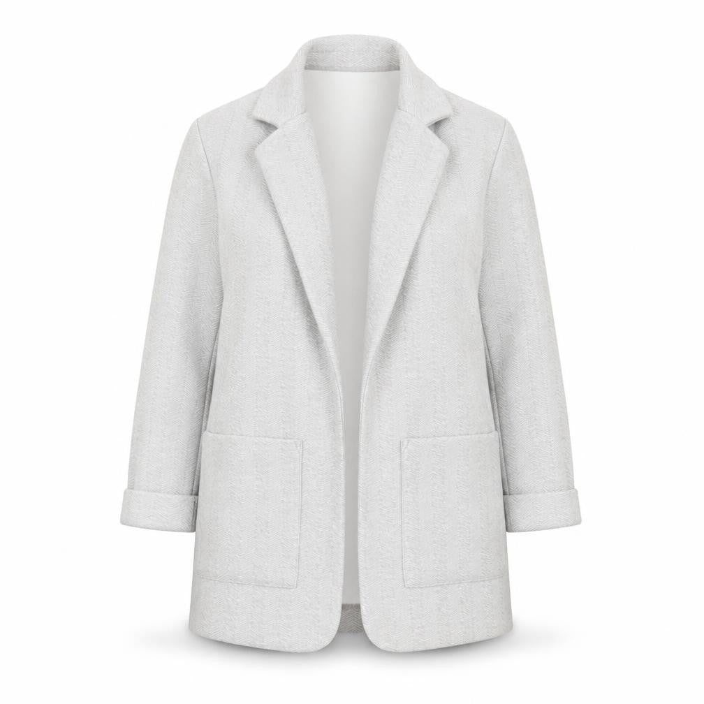 Dunnes Women’s Grey Coatigan Small Mid-Length Knit Jacket