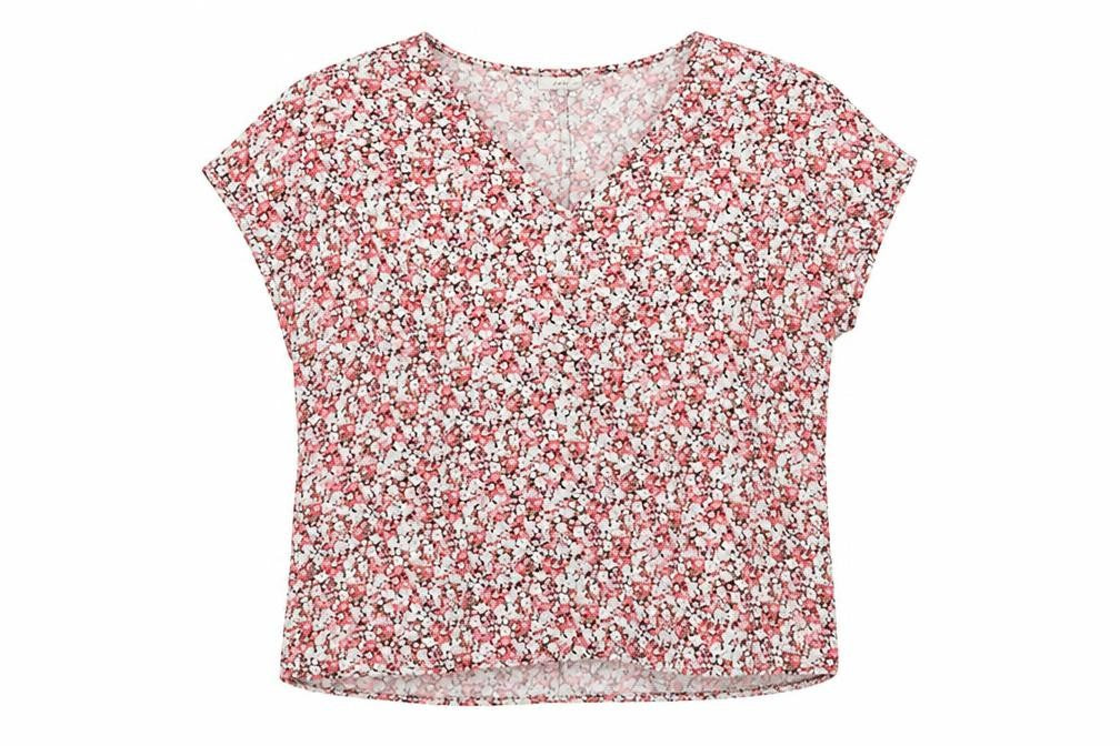 JDY Womens Floral Multicoloured Viscose Blouse Size 14