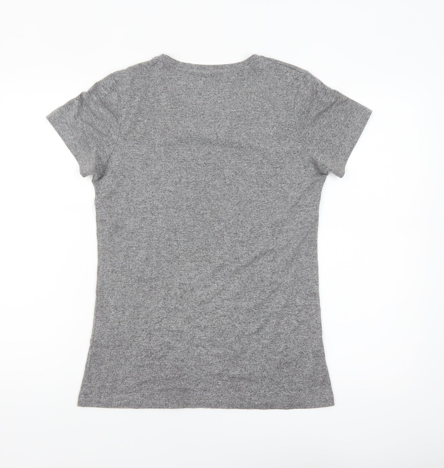 Manuka Women's Grey Crew Neck Heart Print T-Shirt UK 12
