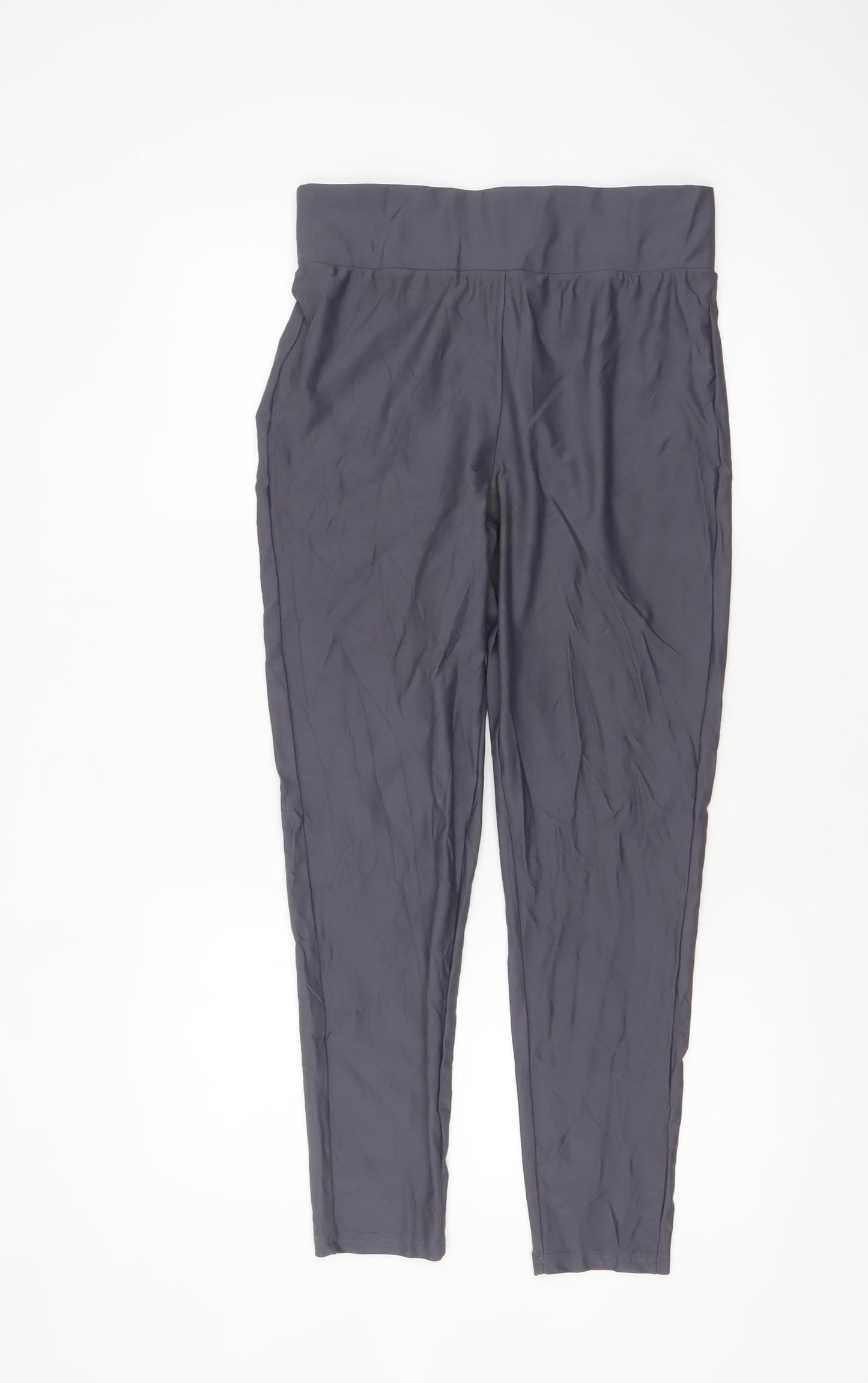 ASOS DESIGN Womens Grey Leggings Size 12 Slim Fit Activewear