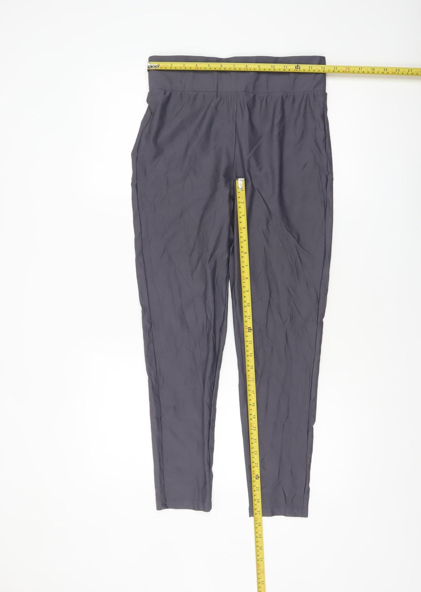 ASOS DESIGN Womens Grey Leggings Size 12 Slim Fit Activewear
