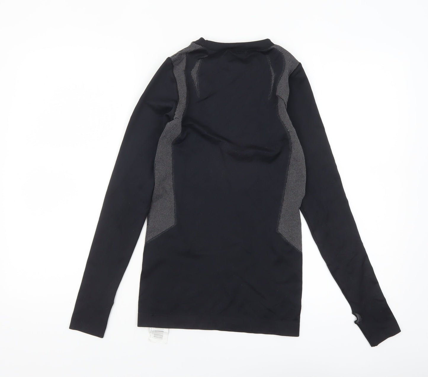 The Edge Womens Black XS Long Sleeve Compression Top