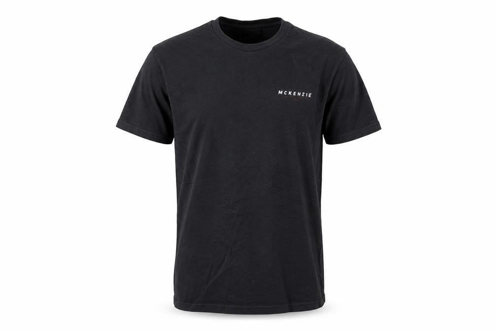 McKenzie Men's Black Crew Neck Short Sleeve Cotton T-Shirt Size M