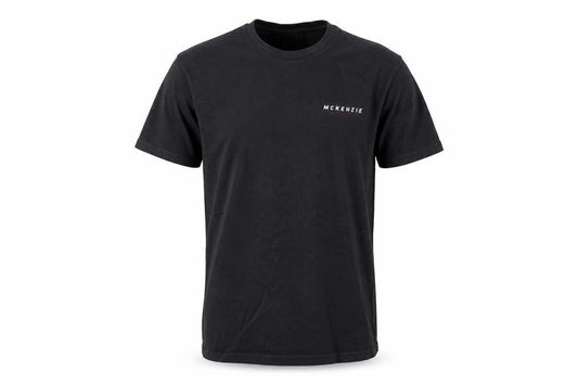 McKenzie Men's Black Crew Neck Short Sleeve Cotton T-Shirt Size M