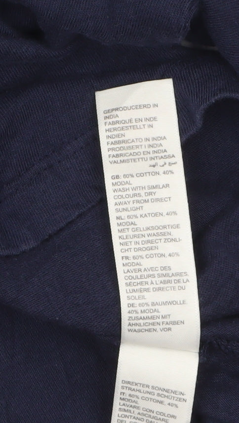 FatFace Women Blue Long Sleeve Tunic Blouse Size 10