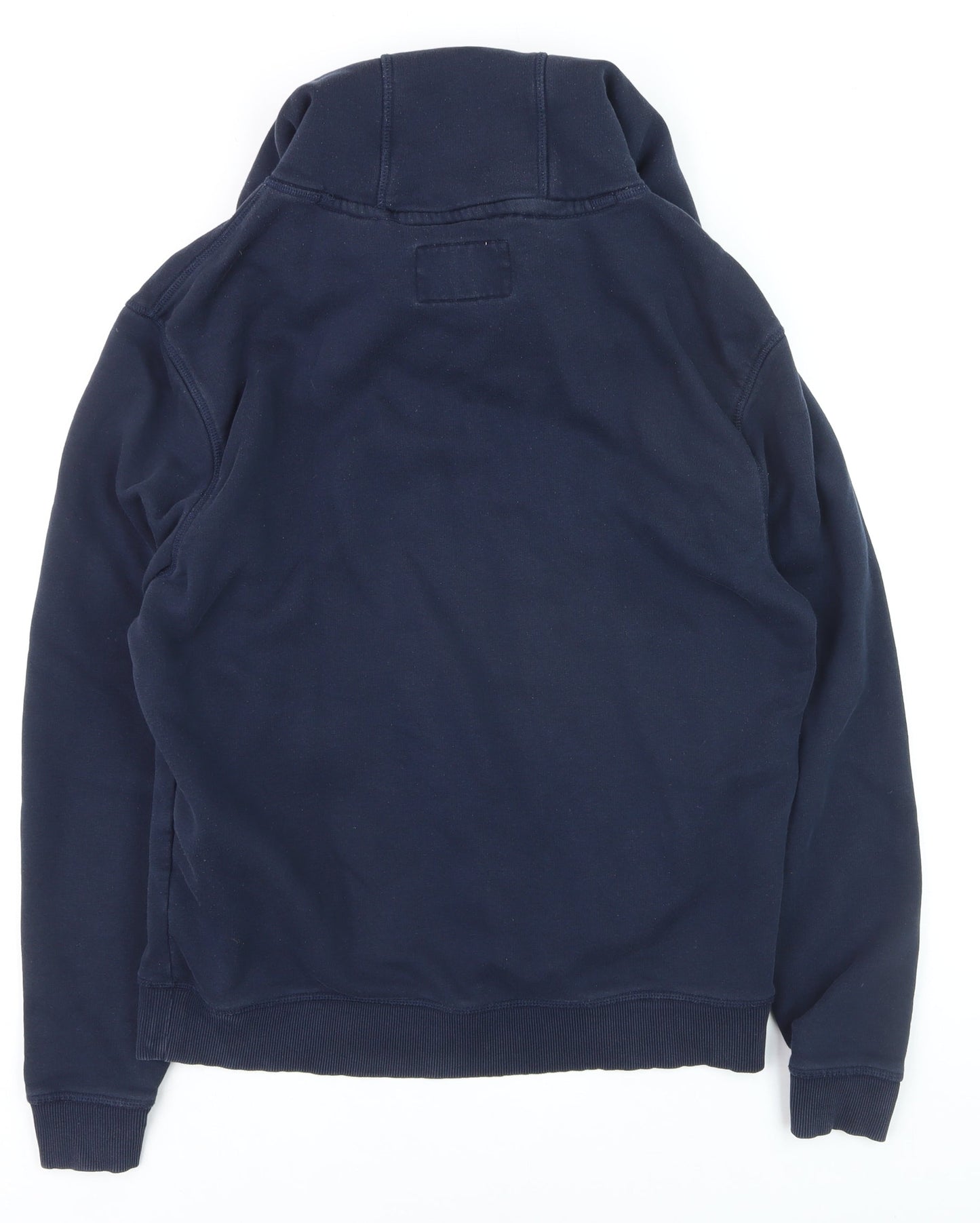 Jack Wills Men's Blue Pullover Hoodie M Regular Fit Logo Fleece