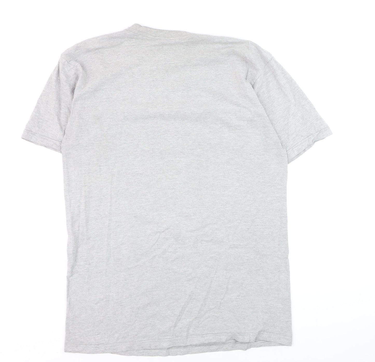 Neff Men’s Grey Graphic Print Crew Neck Short Sleeve T-Shirt Size L