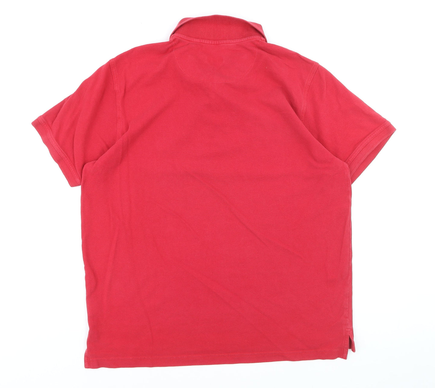 Pierre Cardin Men’s Red Cotton Regular Fit Polo Shirt XL