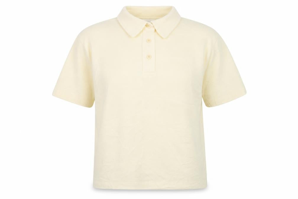 ASOS DESIGN Men's Ivory Polo Shirt XS Short Sleeve Regular Fit