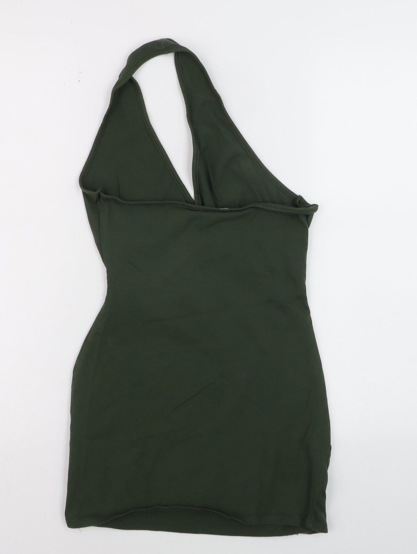 PrettyLittleThing Women’s Green Halter Camisole Top UK 6