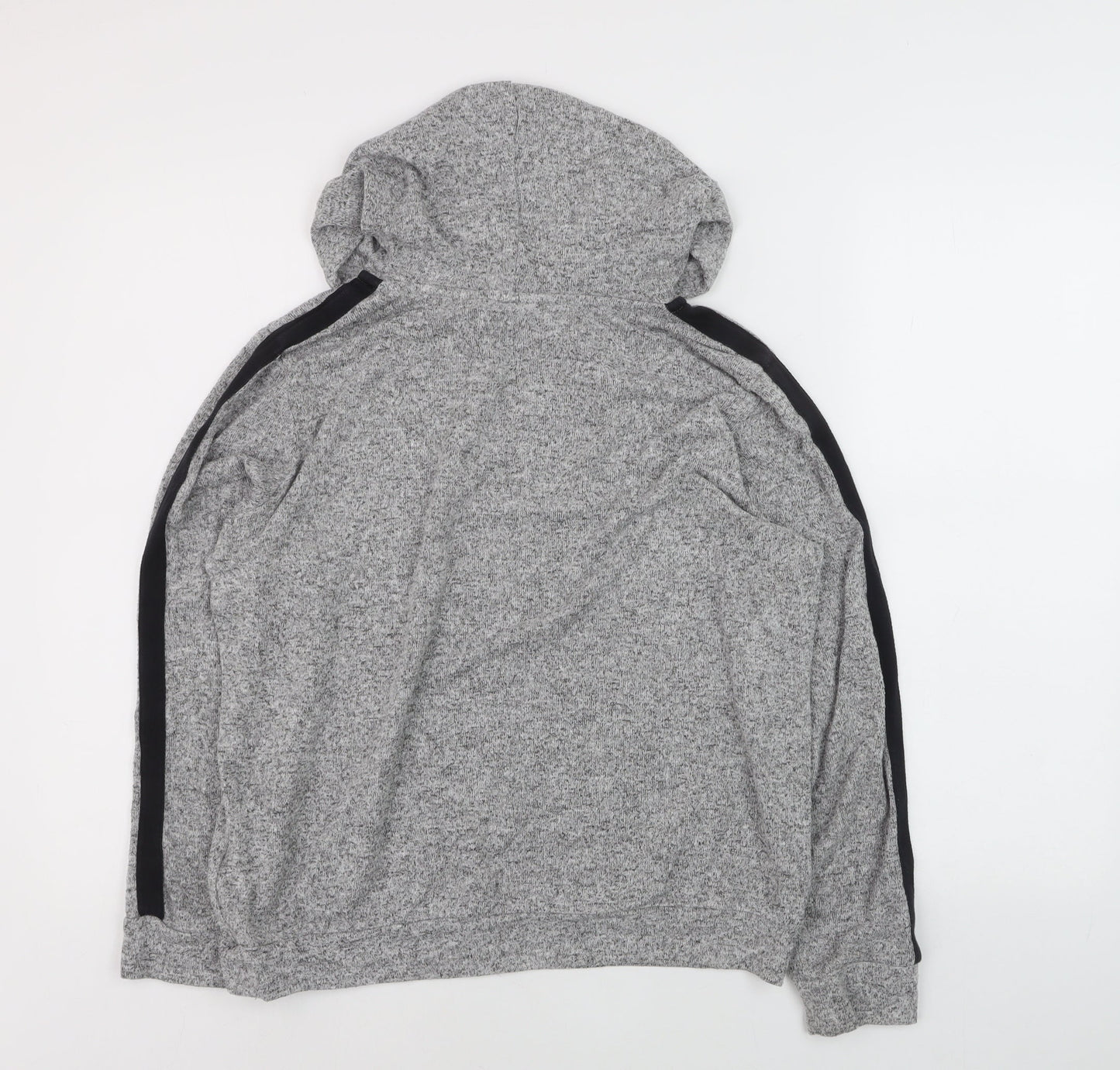 Marks and Spencer Men's Grey Knit Pullover Hoodie Size S
