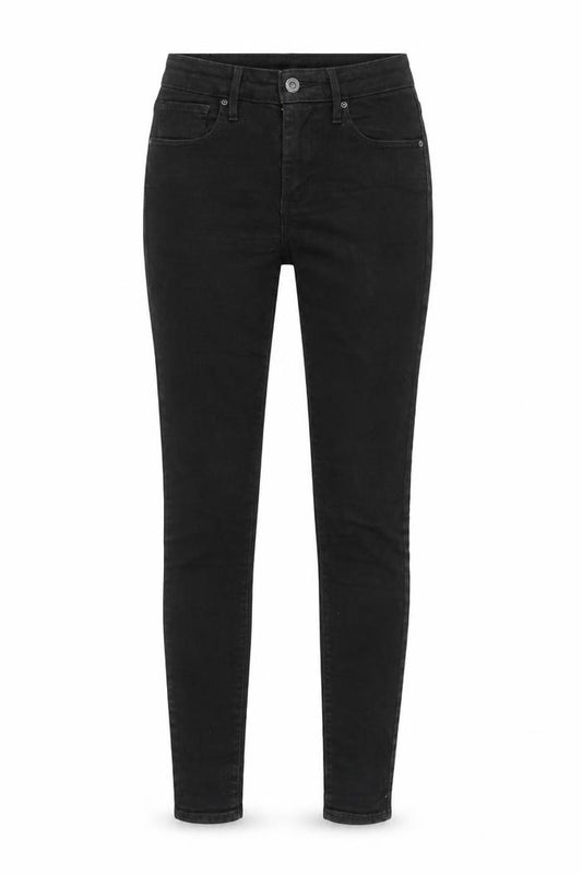 Levi's 721 High Rise Skinny Black Jeans Women Size 26 Regular Denim