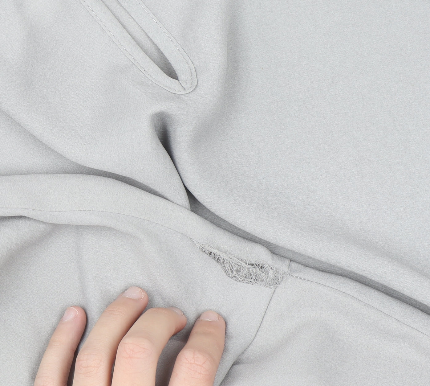 Wallis Women Grey Long Sleeve Beaded Blouse Size L