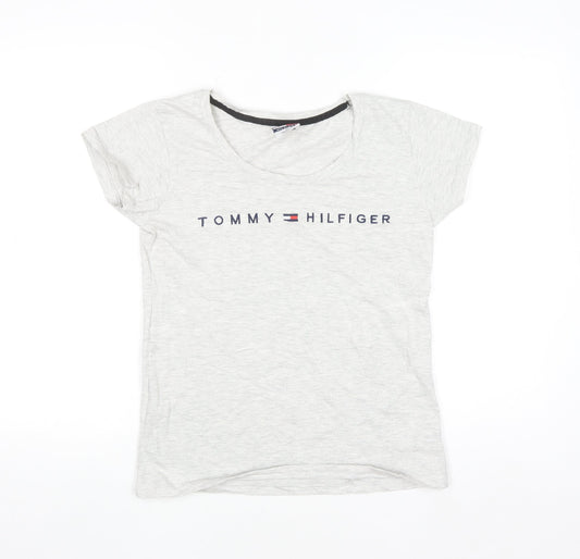 Tommy Hilfiger Womens Grey XL Basic T-Shirt 100% Cotton