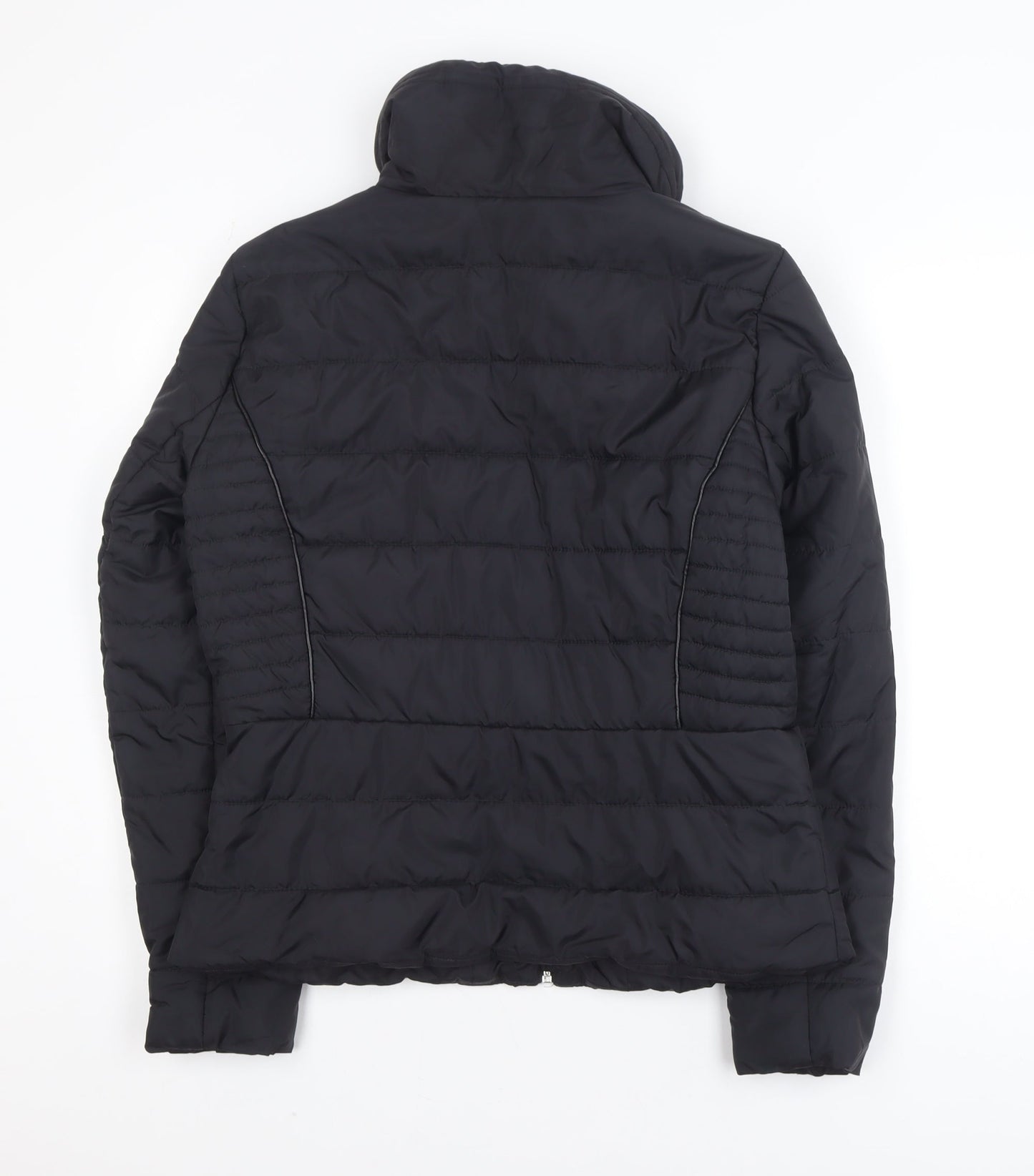 Vero Moda Women's Black L Puffer Jacket with Zip Pockets