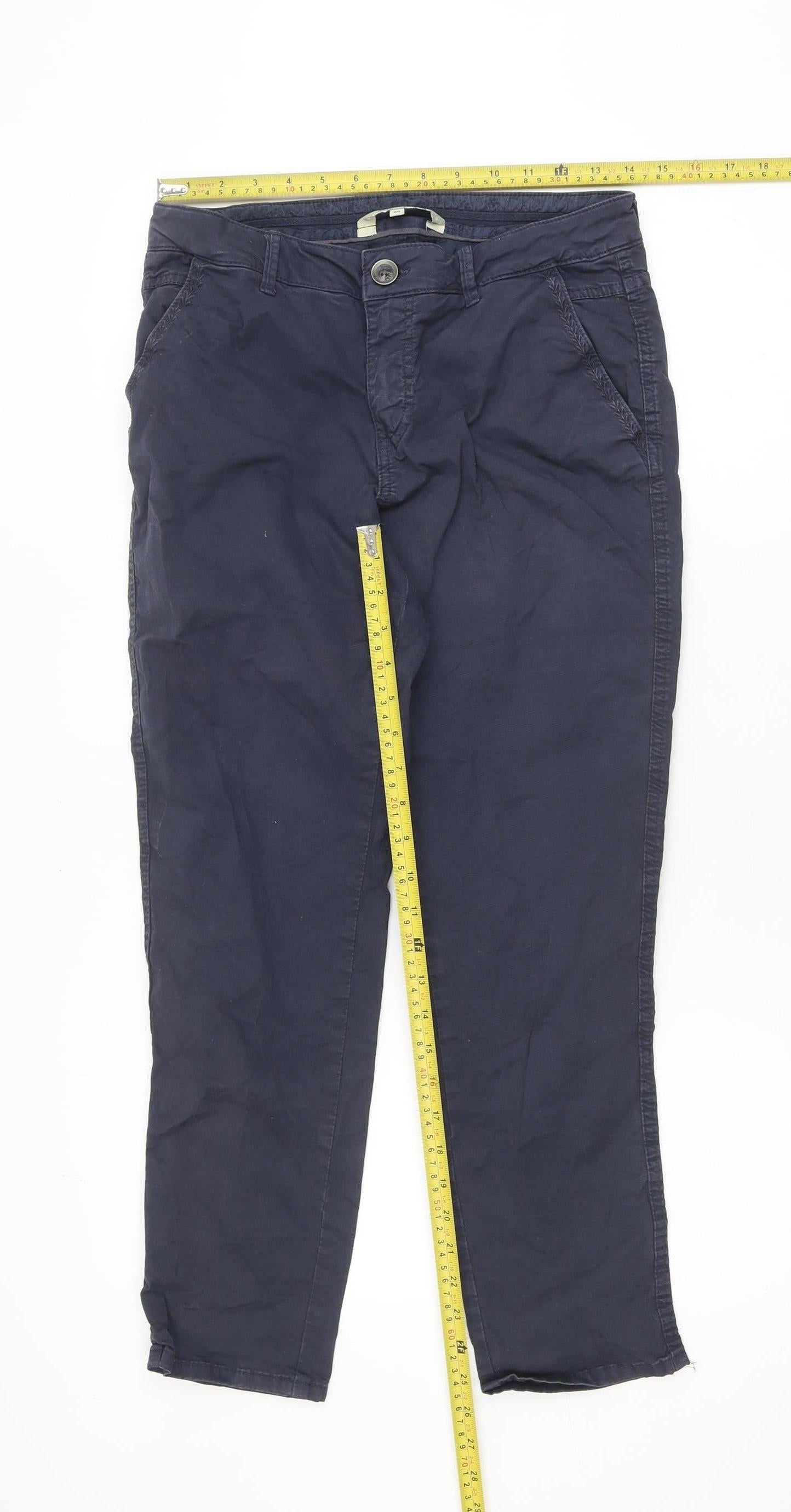 Mantaray Women Blue Size 8 Regular Straight Fit Jeans