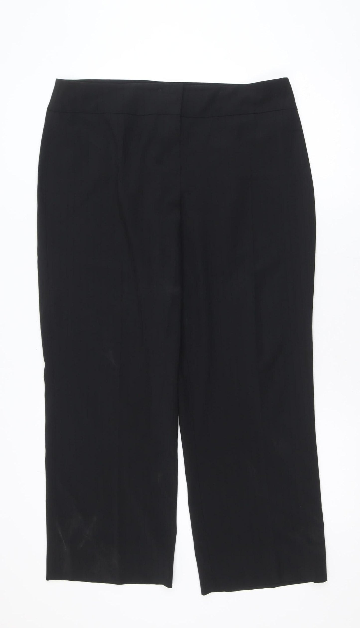 Punt Roma Women Black Size 18 Classic Dress Trousers