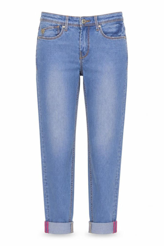 Rant & Rave Women Blue Jeans Size 8 Ankle Slim Fit Denim