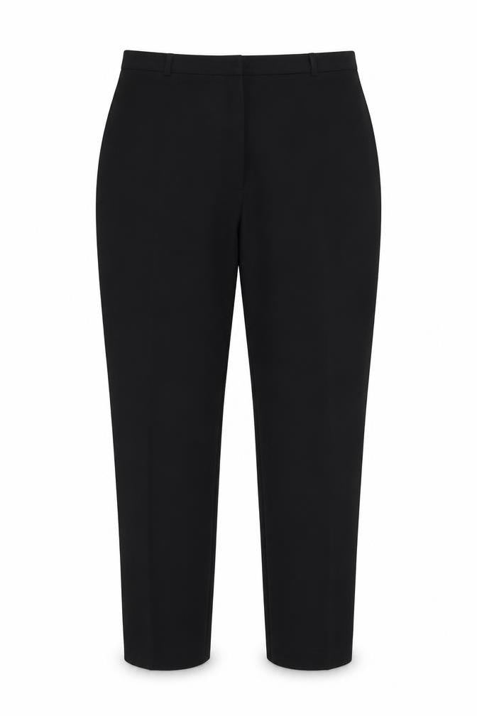 Dunnes Womens Black Polyester Straight Leg Trousers Size 20