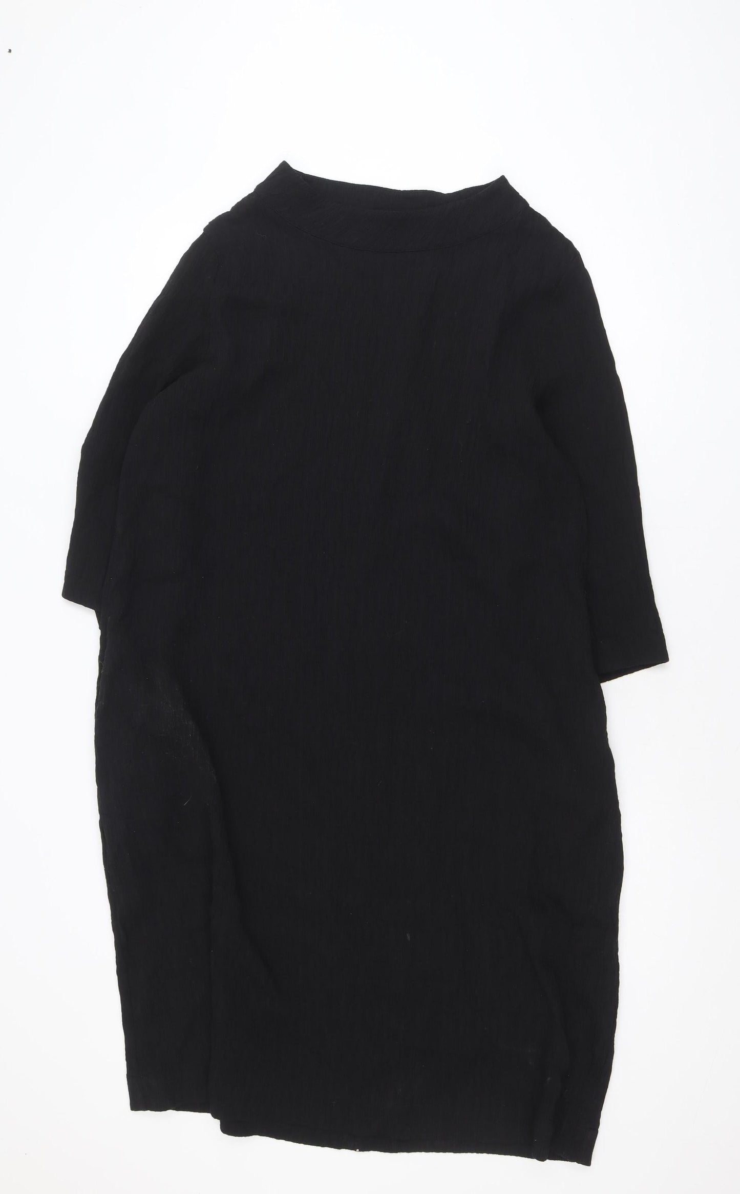 Carolyn Donnelly The Edit Women’s Black Shift Dress UK 16 3/4 Sleeve