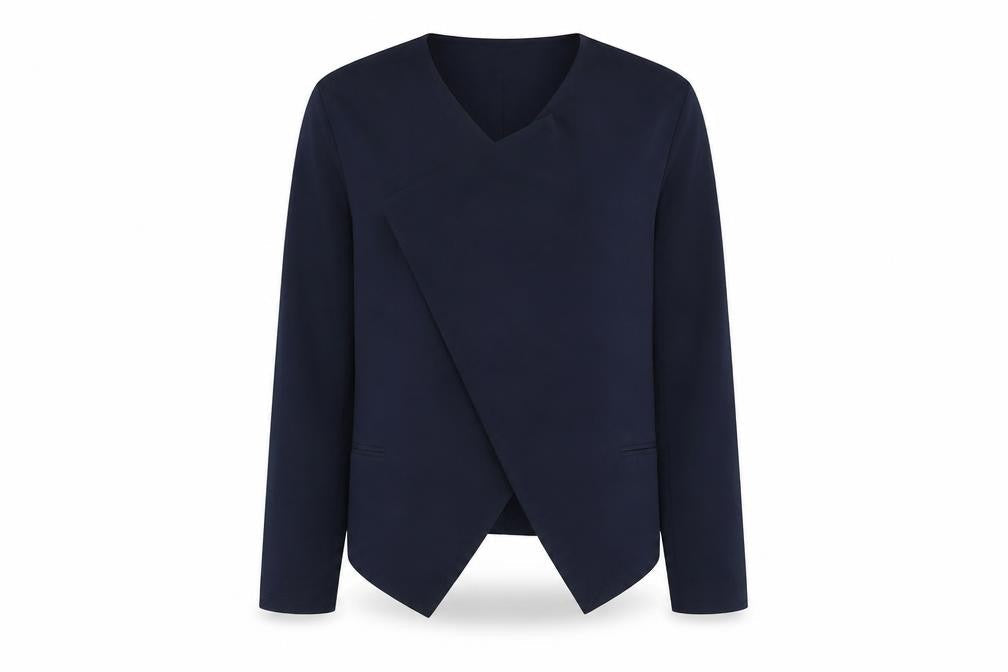 New Look Women Blue Size 14 Long Sleeve Open Cardigan