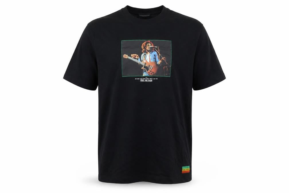 Zion Rootswear Men's Black Bob Marley 2XL Band Tour T-Shirt