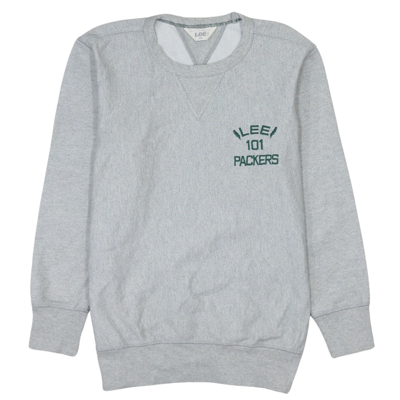 Lee 101 Grey Men's S Pullover Sweatshirt Embroidered Logo