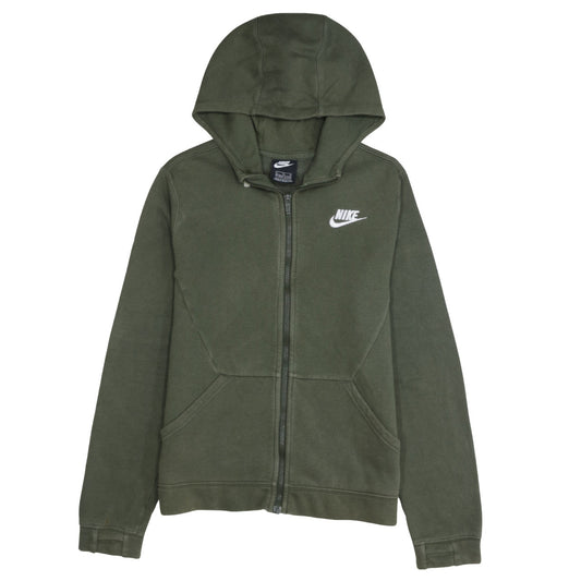 Nike Boys Green Full Zip Fleece Hoodie XL 13-15 Years