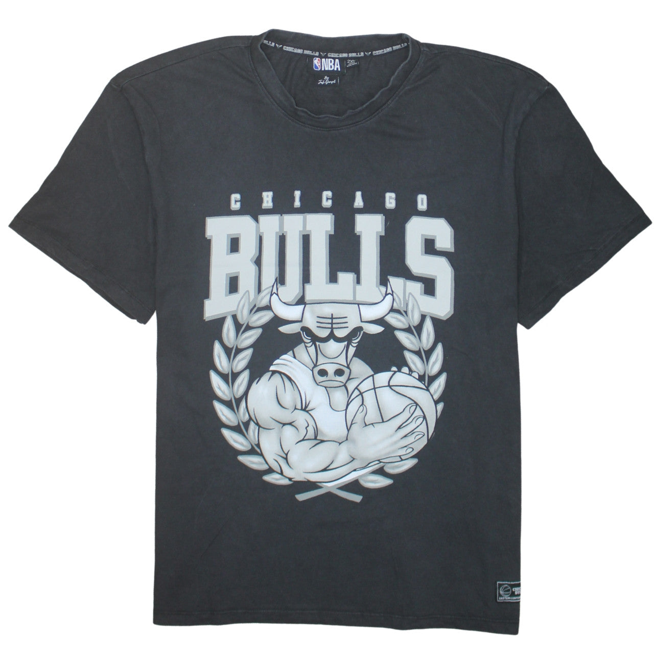NBA Chicago Bulls Black 2XL Men's Graphic Sports T-Shirt
