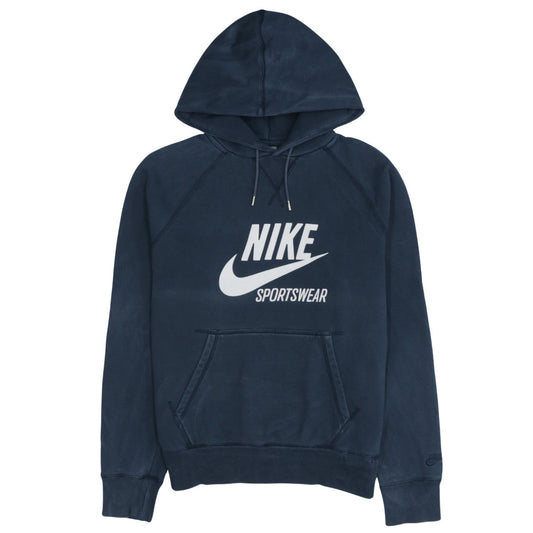 Nike Men's Blue Pullover Hoodie Size S Sportswear Graphic