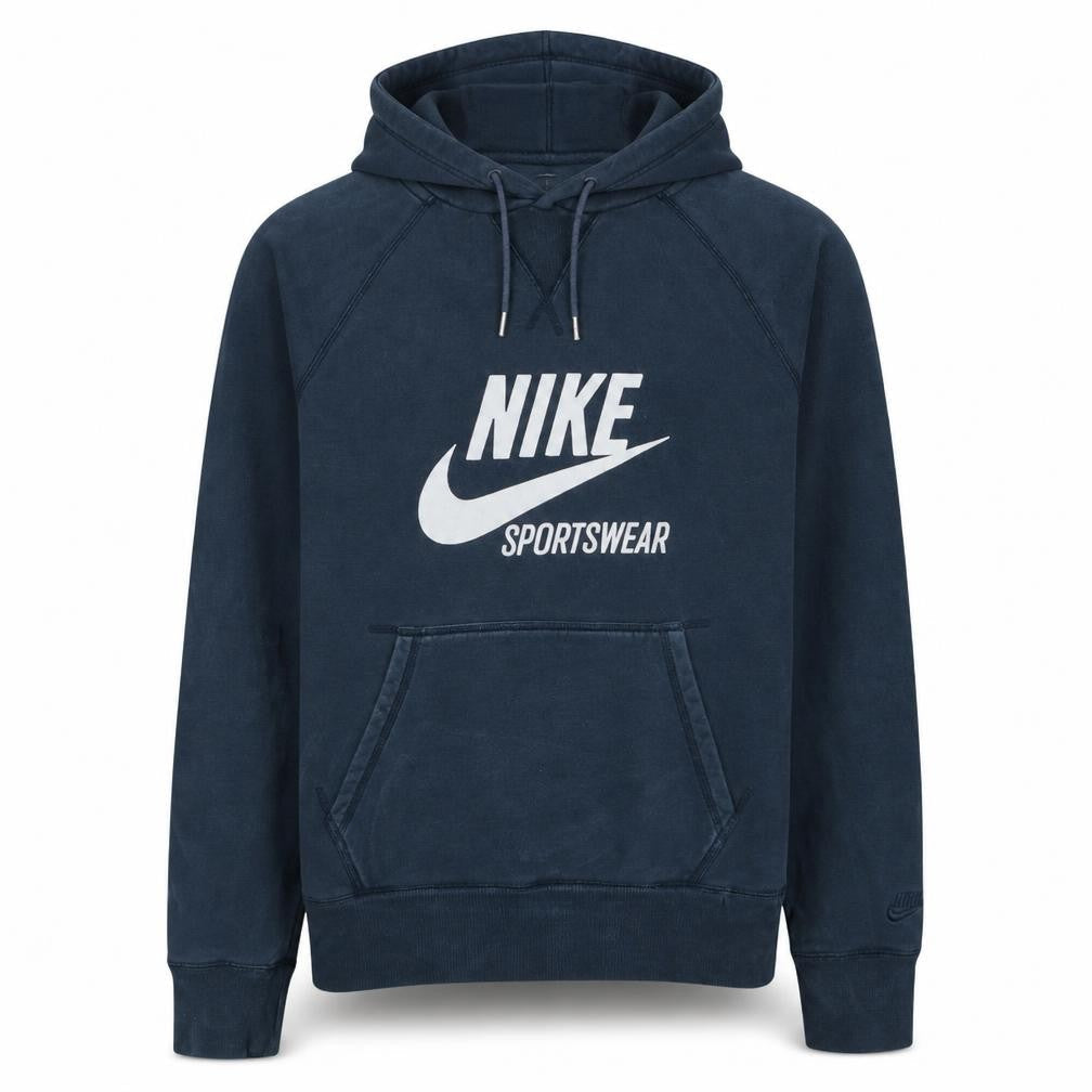 Nike Men's Blue Pullover Hoodie Size S Sportswear Graphic