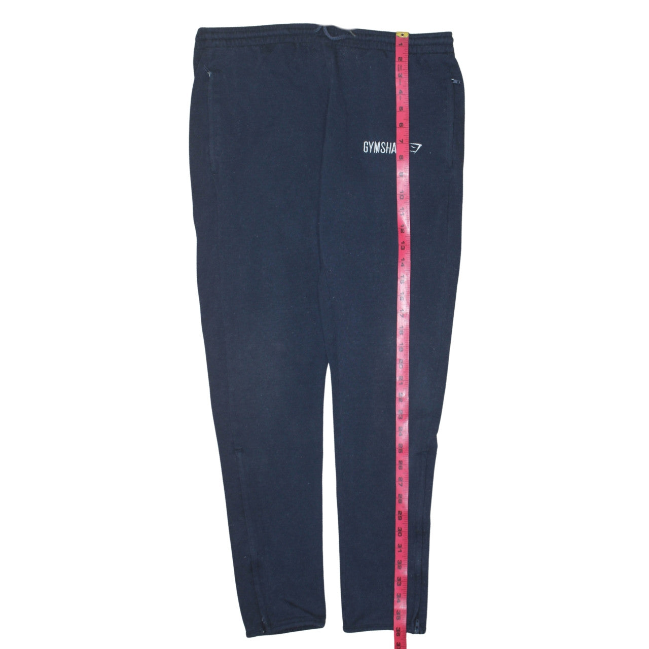 Gymshark Men Blue Slim Fit Joggers S Tapered Stretch Activewear