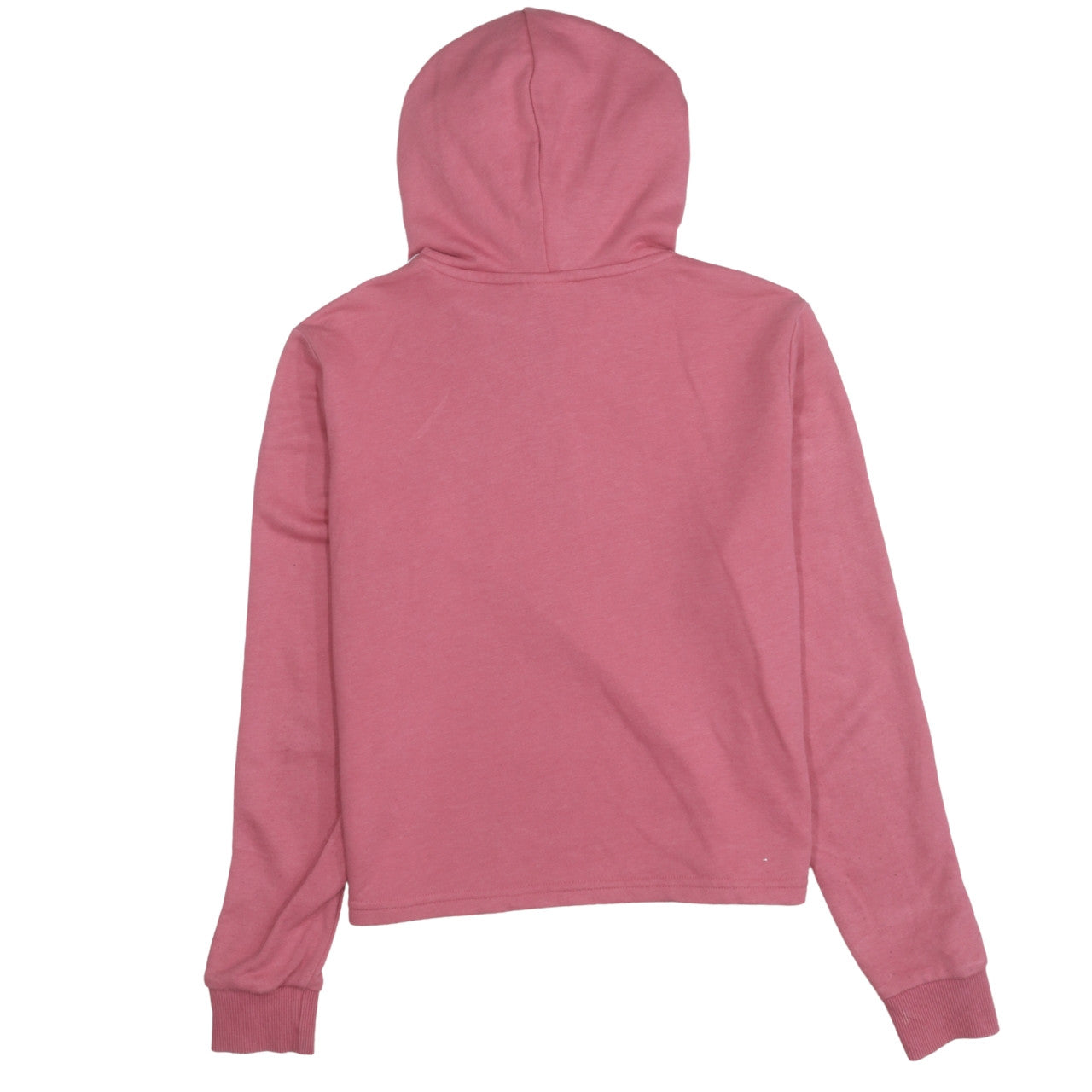 Adidas Womens Pink Pullover Hoodie Size 12-14 UK Cotton Blend