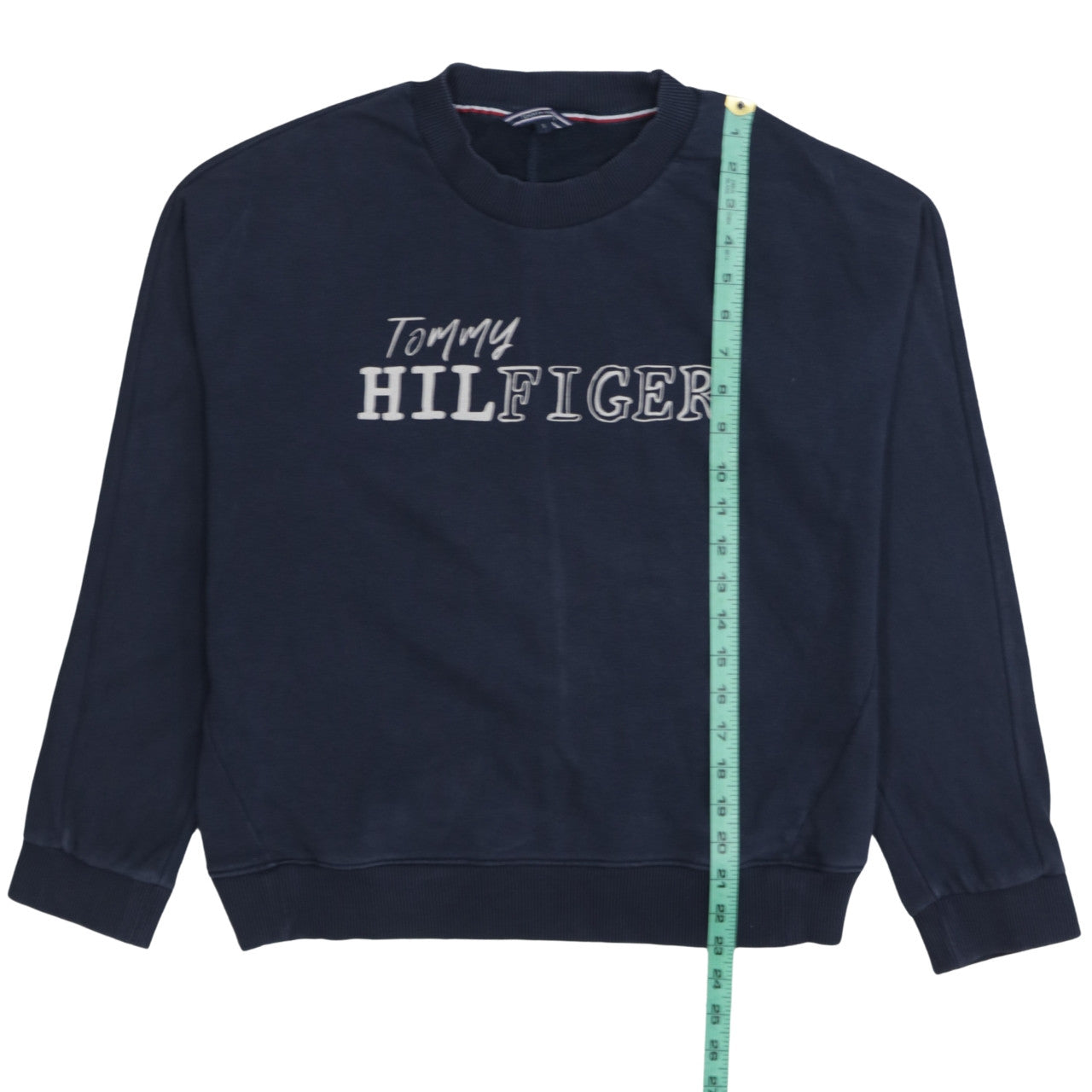 Tommy Hilfiger Women's Navy Blue Small Pullover Sweatshirt