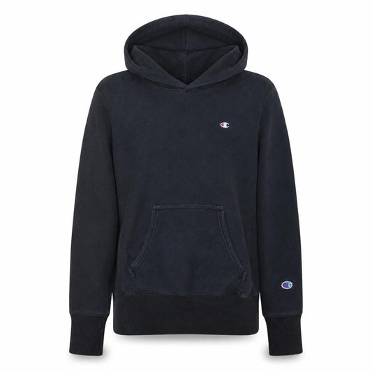 Champion Womens Navy XS Pullover Hoodie Reverse Weave Cotton Blend