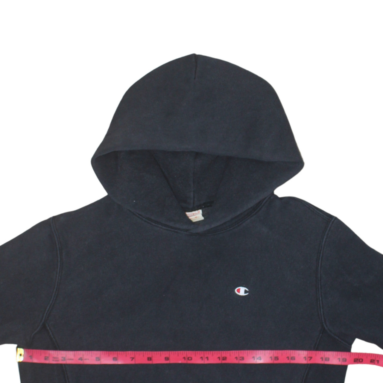 Champion Womens Navy XS Pullover Hoodie Reverse Weave Cotton Blend