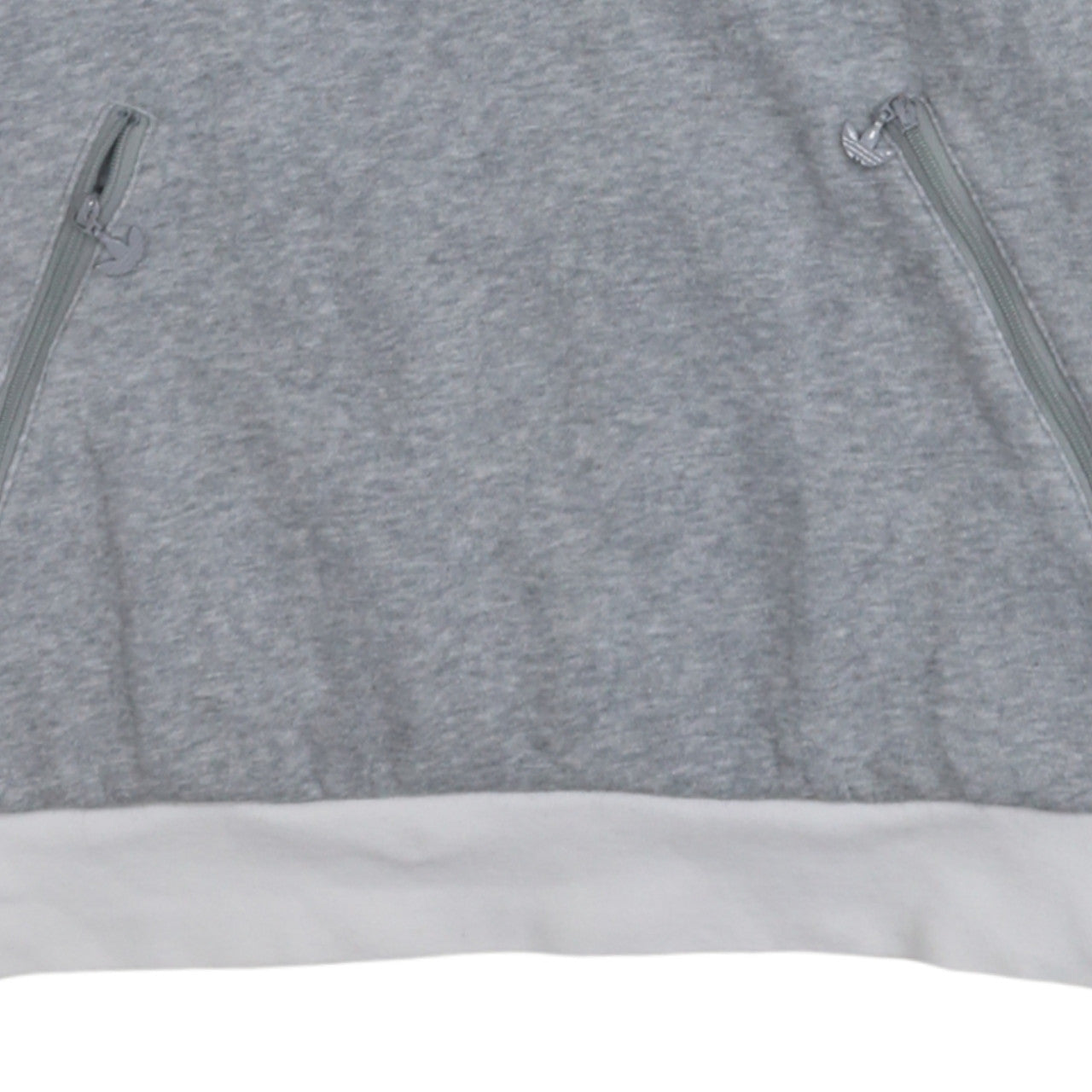 Adidas Mens White Grey 1/2 Zip Hoodie M Sports Regular Fit