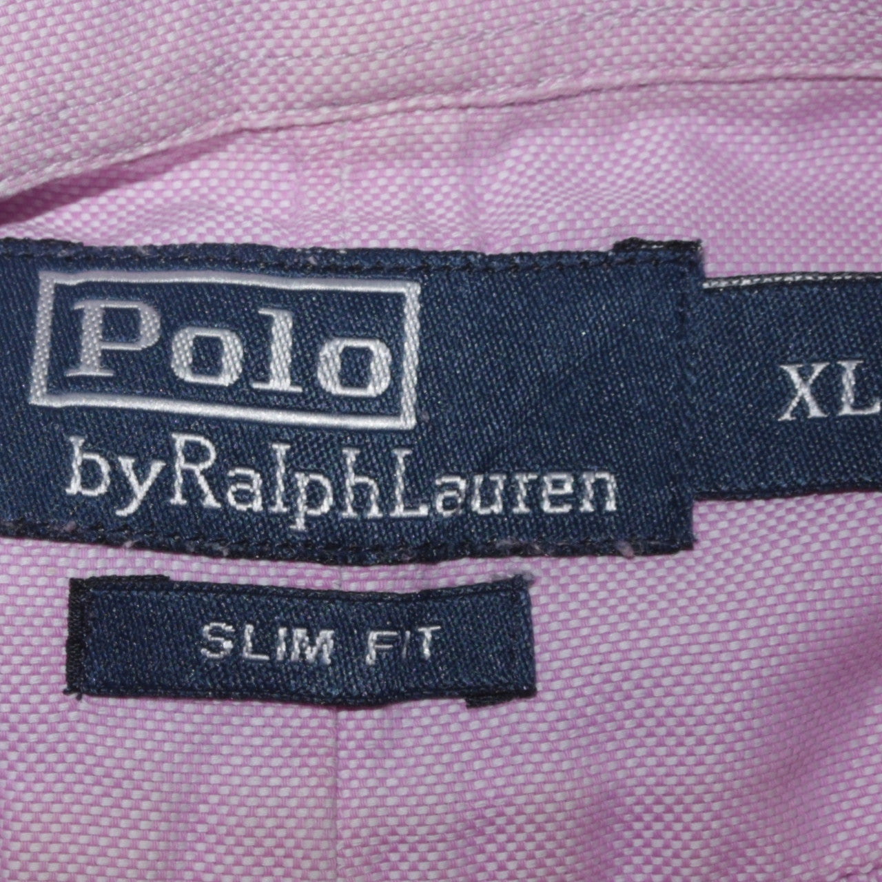Ralph Lauren Men's Purple Slim Fit Button-Down Cotton Shirt XL