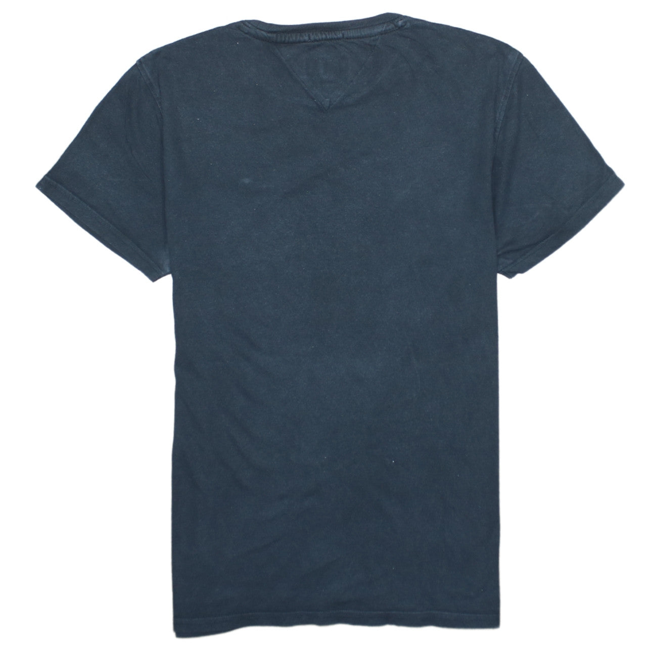 Tommy Jeans Men's Black Regular Fit Cotton Crew Neck T-Shirt S