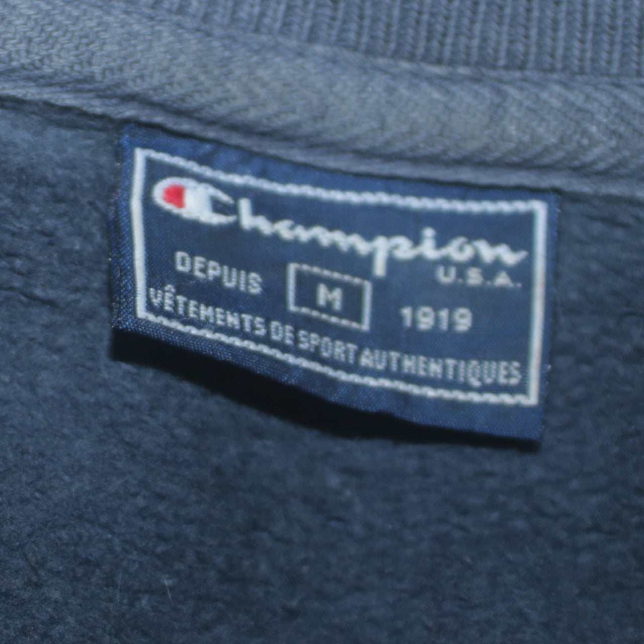 Champion Men's Blue Crew Neck Pullover Sweatshirt M