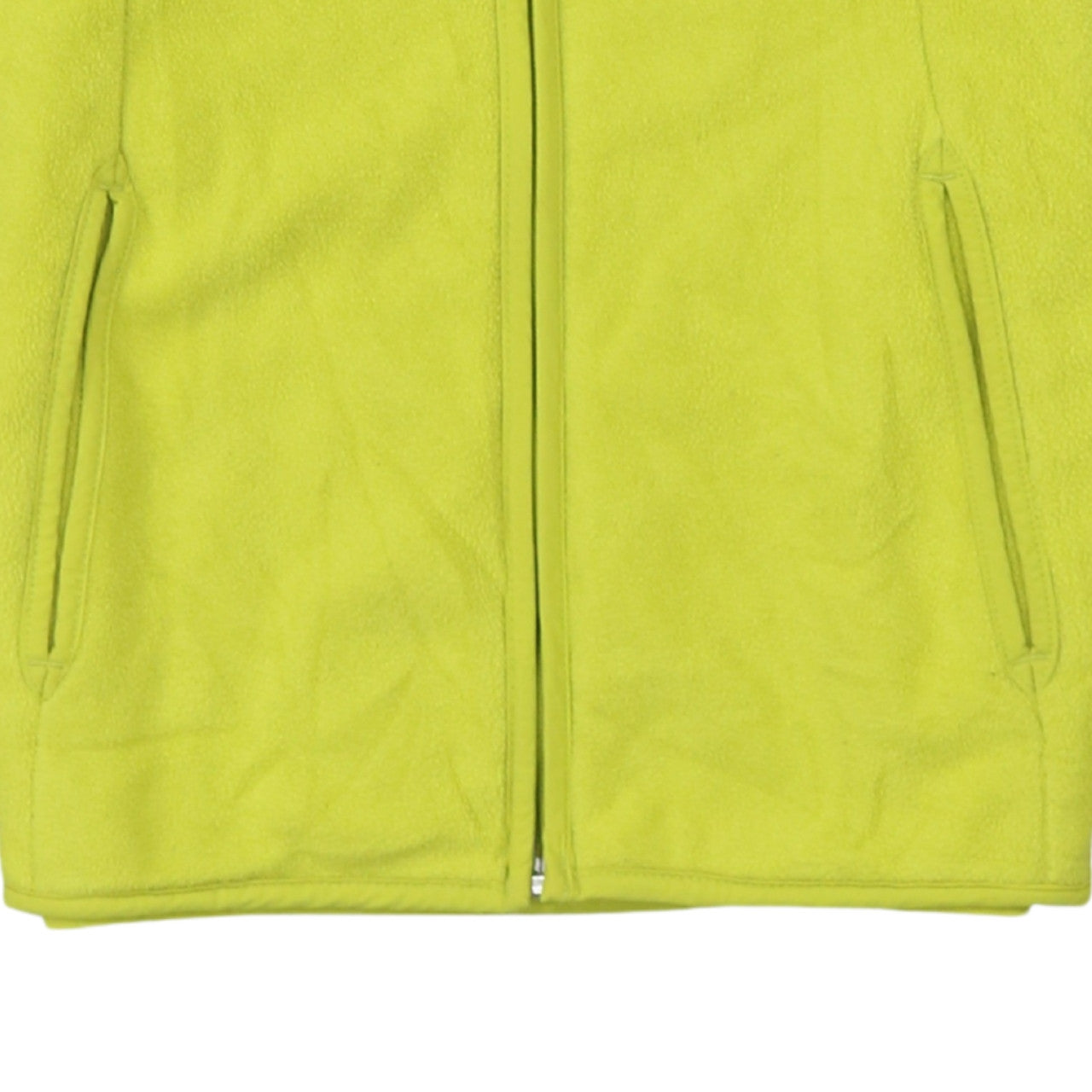 Columbia Womens Yellow Fleece Full Zip Hooded Jacket Size 12