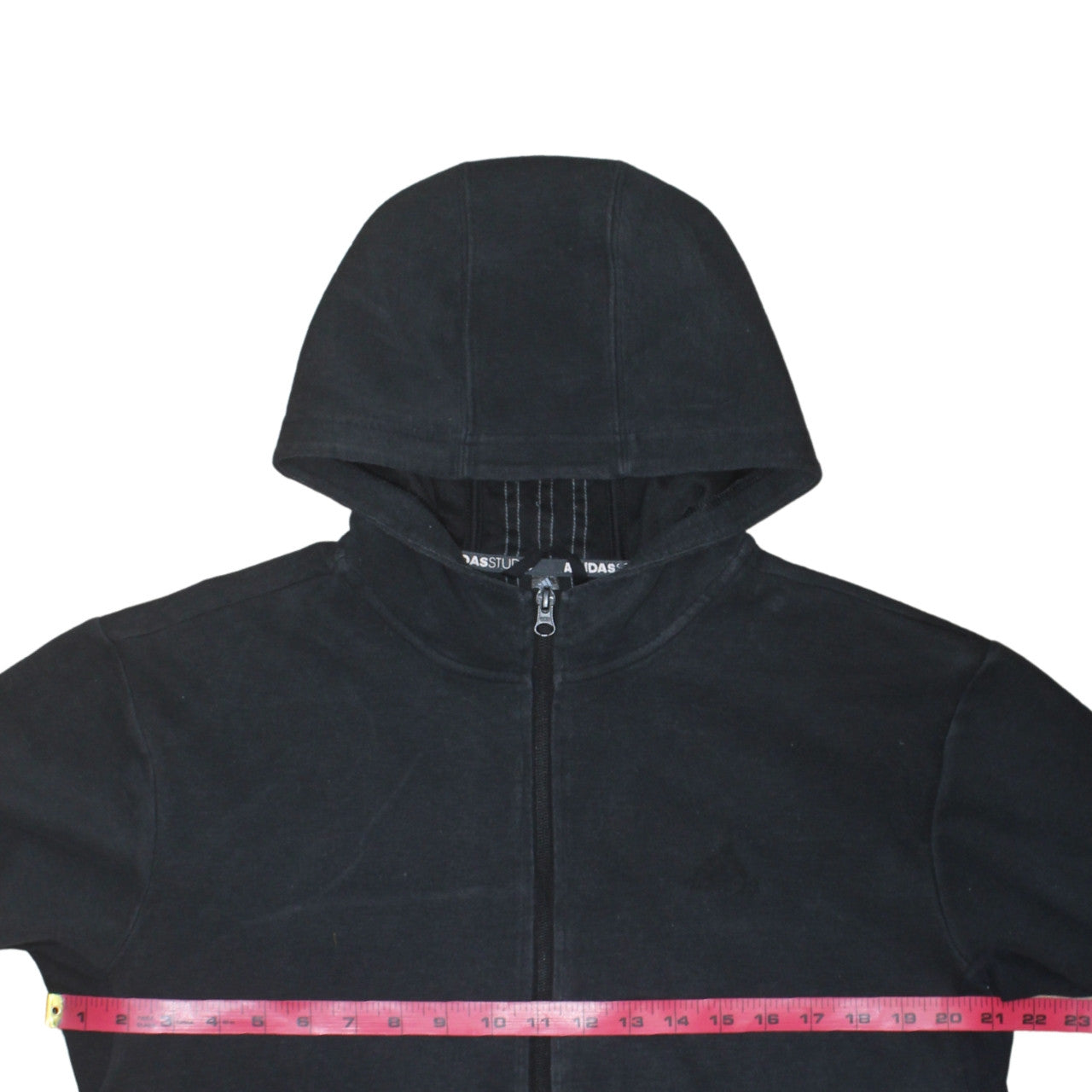 Adidas Men's Black Full Zip Hoodie Size M Regular Fit Sportswear
