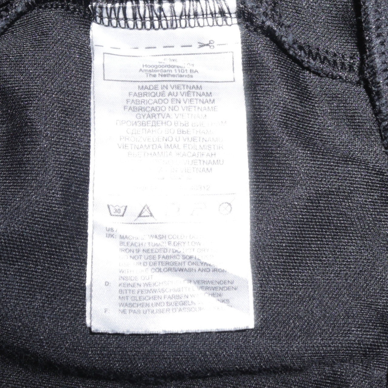 Adidas Men's Black Full Zip Hoodie Size M Regular Fit Sportswear