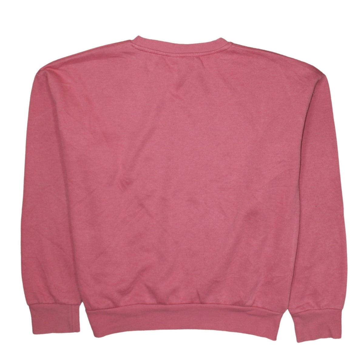 Disney Women Pink Minnie Mouse Crew Neck Sweatshirt Size 12/14