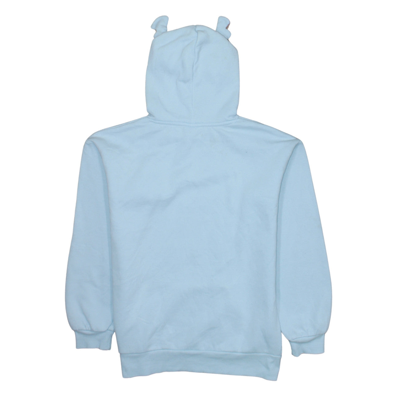 Disney Girls Blue Stitch Hoodie 12-13 Years Pullover Hoodie with Glitter Ears
