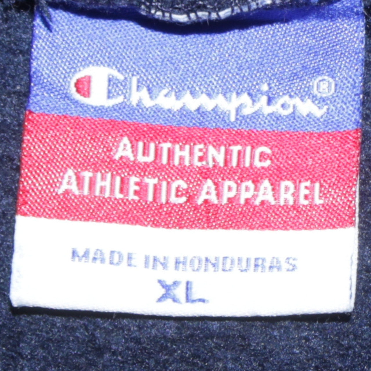 Champion Mens Blue XL Pullover Hoodie Merrimack College Football Fleece