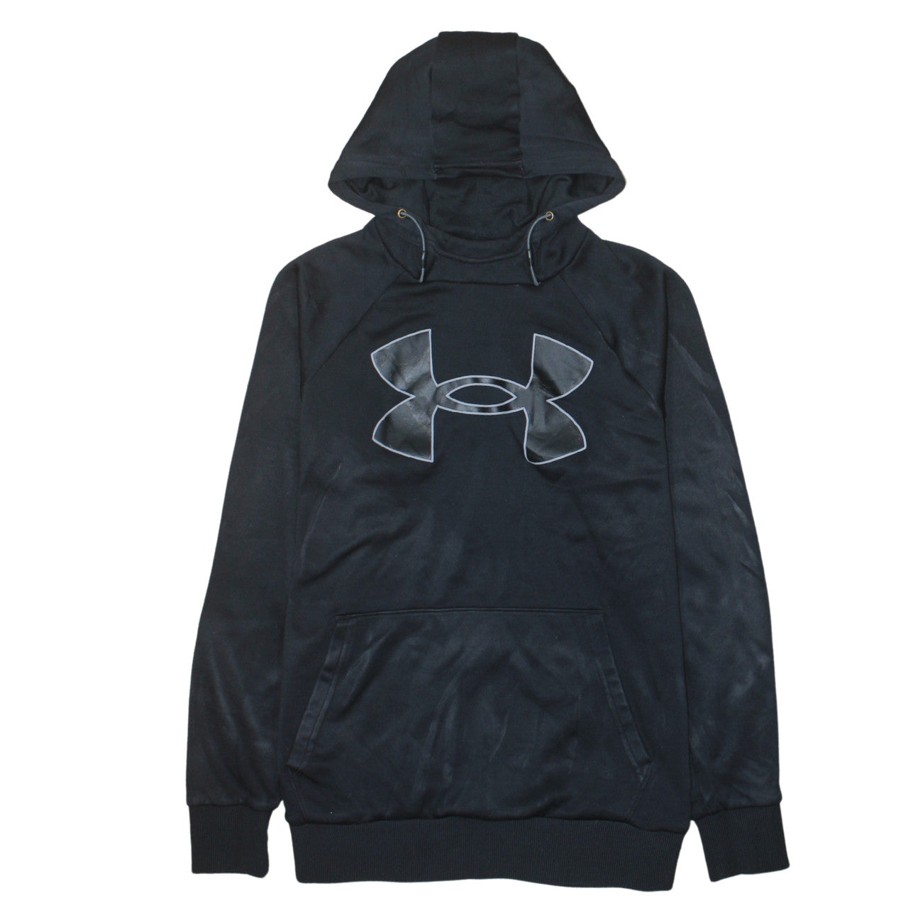 Under Armour Men's Black Pullover Hoodie Size L Sports Style