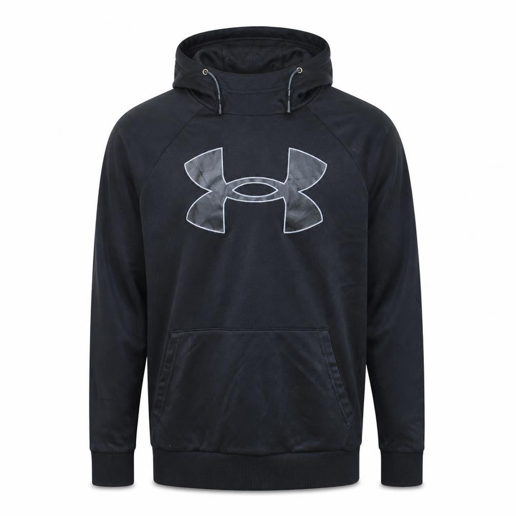 Under Armour Men's Black Pullover Hoodie Size L Sports Style