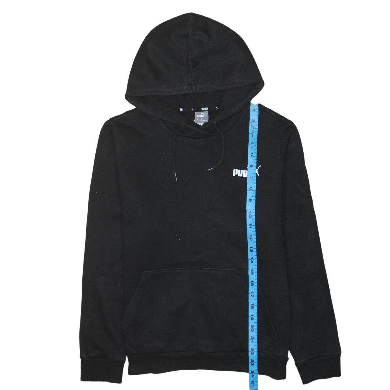 Puma Womens Black Pullover Hoodie Medium Sportswear Casual