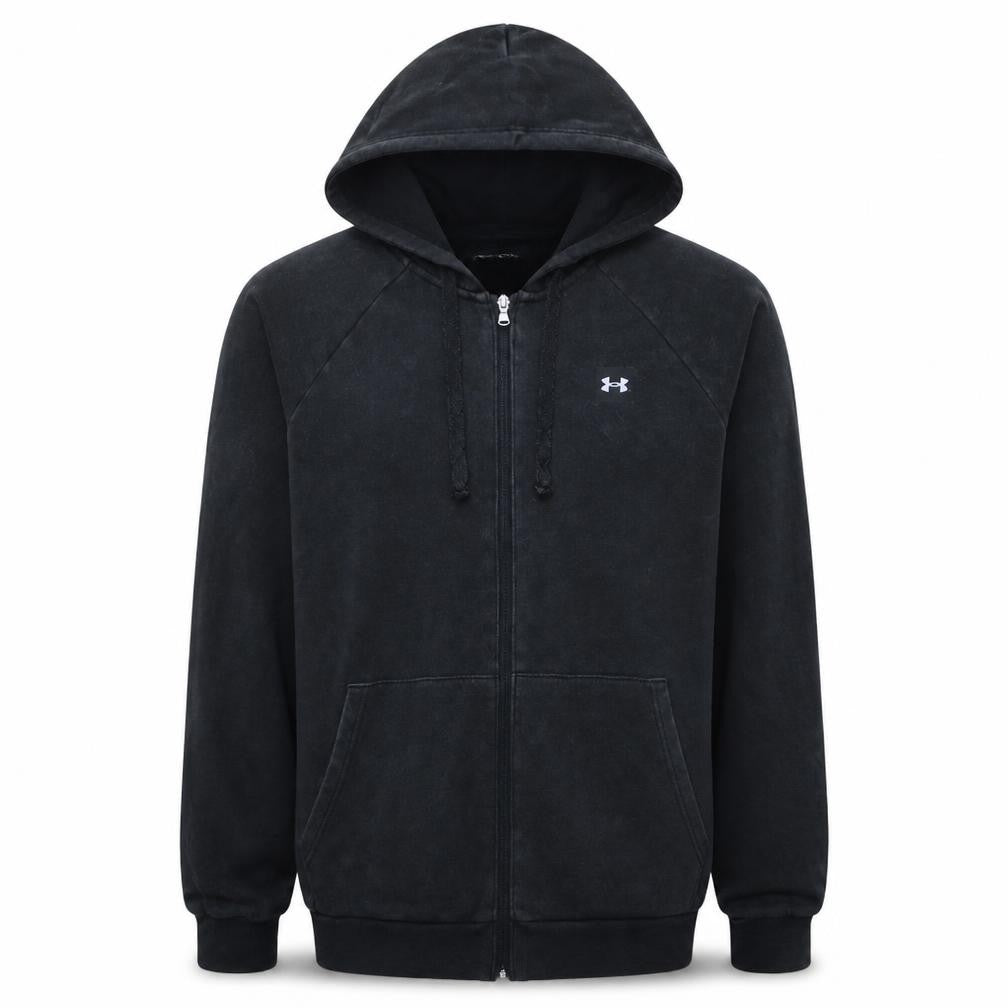 Under Armour Men's Black Small Full Zip Hoodie ColdGear Fleece
